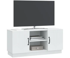 TV staliukas Televizoriaus spintelė Balta 102 x 34,5 x 47 cm