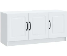 TV staliukas Televizoriaus spintelė Balta 99 x 34,5 x 47 cm Apdirbta mediena