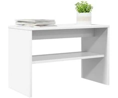 TV staliukas Televizoriaus spintelė 60 x 30 x 40 cm Balta Apdirbta mediena