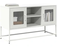 TV staliukas Televizoriaus spintelė, balta, 100,5x39x60,5cm, plienas