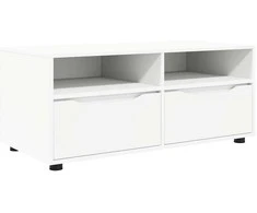 TV staliukas Televizoriaus spintelė Balta 100 x 48 x 43 cm Apdirbta mediena