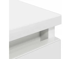 TV staliukas Televizoriaus spintelė, balta, 100x35x54 cm, apdirbta mediena