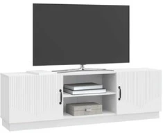 TV staliukas Televizoriaus spintelė Balta 150 x 31 x 47 cm Apdirbta mediena