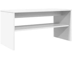 TV staliukas Televizoriaus spintelė 80 x 35 x 40 cm Balta Apdirbta mediena