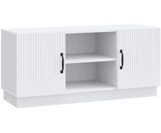 TV staliukas Televizoriaus spintelė Balta 102 x 34,5 x 47 cm