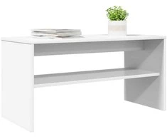 TV staliukas Televizoriaus spintelė 80 x 35 x 40 cm Balta Apdirbta mediena