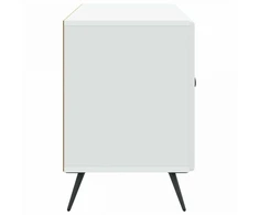 TV staliukas Televizoriaus spintelė Balta 99 x 34,5 x 50 cm Apdirbta mediena