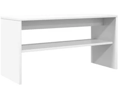 TV staliukas Televizoriaus spintelė Balta 80 x 30 x 40 cm Apdirbta mediena