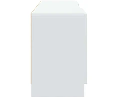 TV staliukas Televizoriaus spintelė Balta 150 x 31 x 47 cm Apdirbta mediena
