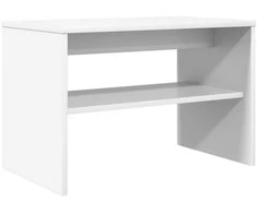 TV staliukas Televizoriaus spintelė 60 x 35 x 40 cm Balta Apdirbta mediena