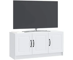 TV staliukas Televizoriaus spintelė Balta 99 x 34,5 x 47 cm Apdirbta mediena