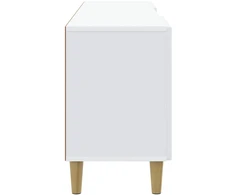 TV staliukas Televizoriaus spintelė Balta 150 x 31 x 50 cm Apdirbta mediena