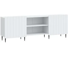 TV staliukas Televizoriaus spintelė Balta 150 x 31 x 52 cm Apdirbta mediena