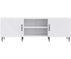 TV staliukas Televizoriaus spintelė 150 x 31 x 50 cm Balta Apdirbta mediena