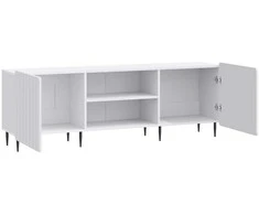 TV staliukas Televizoriaus spintelė Balta 150 x 31 x 52 cm Apdirbta mediena