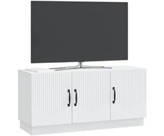 TV staliukas Televizoriaus spintelė Balta 99 x 34,5 x 47 cm Apdirbta mediena