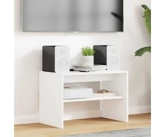 TV staliukas Televizoriaus spintelė Balta 60 x 35 x 40 cm Apdirbta mediena
