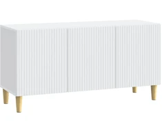 TV staliukas Televizoriaus spintelė Balta 99 x 34,5 x 50 cm Apdirbta mediena