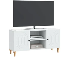 TV staliukas Televizoriaus spintelė Balta 102 x 34,5 x 50 cm