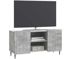 TV staliukas Televizoriaus spintelė Betono pilka 102 x 34,5 x 52 cm