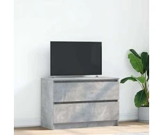 TV staliukas Televizoriaus spintelė, betono pilka, 80x35x54 cm, mediena