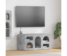TV staliukas Televizoriaus spintelė Betono pilka 80 x 35 x 40 cm