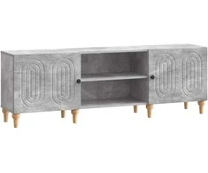 TV staliukas Televizoriaus spintelė Betono pilka 150 x 31 x 50 cm