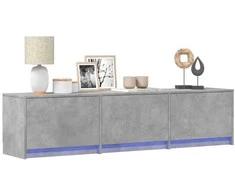 TV staliukas Televizoriaus spintelė Betono 165 x 34 x 40 cm Apdirbta mediena
