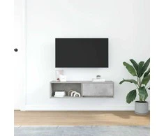 TV staliukas Televizoriaus spintelė, betono, 100x31x25,5cm, apdirbta mediena