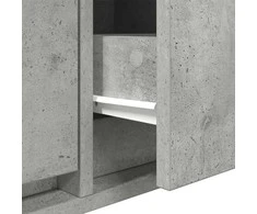 TV staliukas Televizoriaus spintelė, betono, 80x31x25,5cm, apdirbta mediena