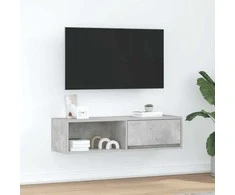 TV staliukas Televizoriaus spintelė, betono, 100x31x25,5cm, apdirbta mediena