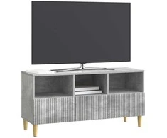 TV staliukas Televizoriaus spintelė Betono pilka 102 x 34,5 x 50 cm
