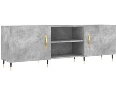 TV staliukas Televizoriaus spintelė, betono pilka, 150x30x50cm, mediena