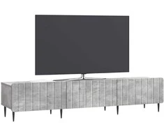 TV staliukas Televizoriaus spintelė Betono pilka 147 x 34,5 x 32 cm