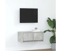 TV staliukas Televizoriaus spintelė, betono, 60x31x25,5 cm, apdirbta mediena