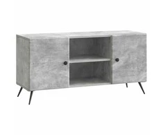 TV staliukas Televizoriaus spintelė Betono pilka 102 x 34,5 x 50 cm
