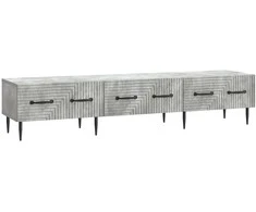 TV staliukas Televizoriaus spintelė Betono pilka 147 x 34,5 x 30 cm