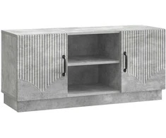 TV staliukas Televizoriaus spintelė Betono pilka 102 x 34,5 x 47 cm