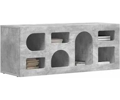 TV staliukas Televizoriaus spintelė Betono pilka 100 x 35 x 40 cm