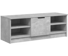 TV staliukas Televizoriaus spintelė, betono pilka, 102x35,5x36,5cm, mediena