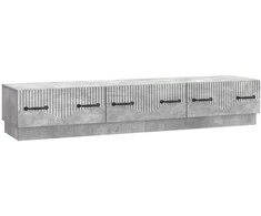 TV staliukas Televizoriaus spintelė Betono pilka 147 x 34,5 x 27 cm