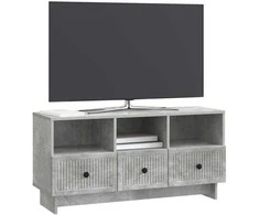 TV staliukas Televizoriaus spintelė Betono pilka 102 x 34,5 x 50 cm