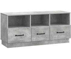 TV staliukas Televizoriaus spintelė Betono pilka 102 x 34,5 x 47 cm