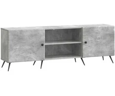TV staliukas Televizoriaus spintelė Betono pilka 150 x 31 x 50 cm