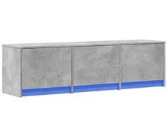 TV staliukas Televizoriaus spintelė Betono 140 x 34 x 40 cm Apdirbta mediena