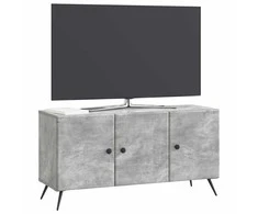 TV staliukas Televizoriaus spintelė Betono pilka 99 x 34,5 x 50 cm