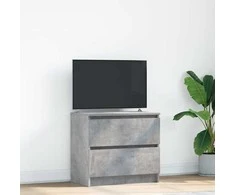TV staliukas Televizoriaus spintelė, betono pilka, 60x35x54 cm, mediena