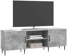 TV staliukas Televizoriaus spintelė Betono pilka 150 x 31 x 50 cm
