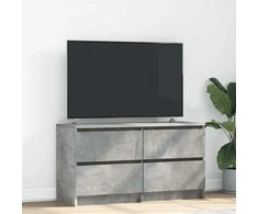 TV staliukas Televizoriaus spintelė, betono pilka, 100x35x54 cm, mediena