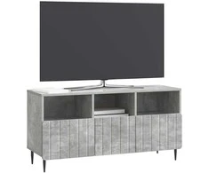 TV staliukas Televizoriaus spintelė Betono pilka 102 x 34,5 x 50 cm